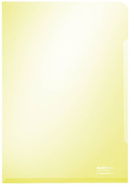 4153 Sichthülle Super Premium, A4, PVC, dokumentenecht, gelb