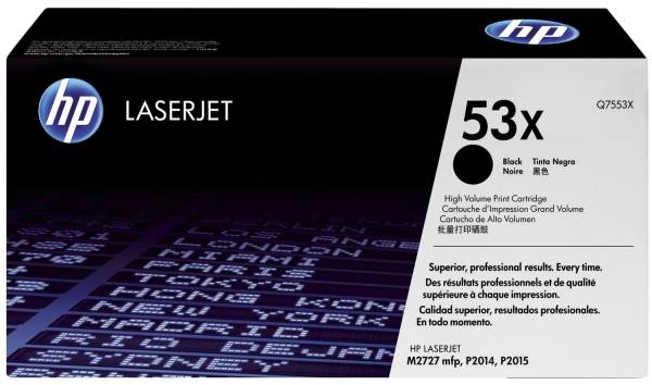 HP Lasertoner 53X schwarz Q7553X Jumbo
