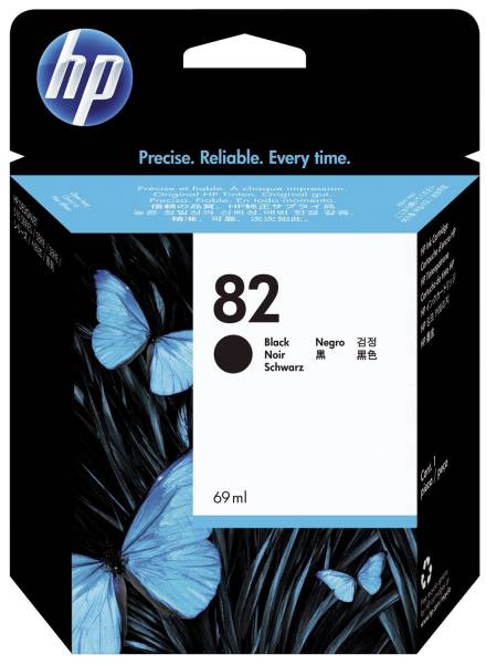HP Inkjetpatrone Nr. 82 schwarz CH565A 69ml