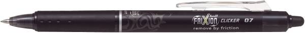 PILOT Tintenroller Frixion Clicker schwarz 2270001 BLRT-FR7-B