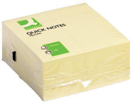 Q-CONNECT Haftnotizblock 76x76mm gelb KF01346 400BL