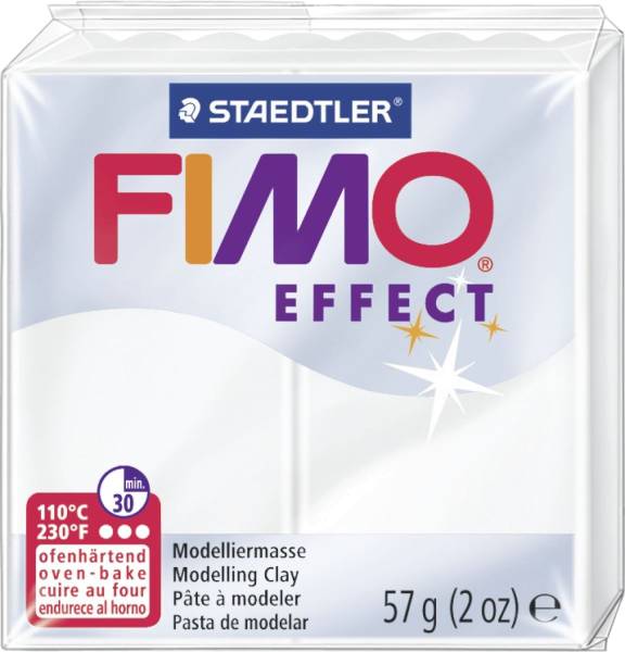 Modelliermasse soft 56 g, transparent weiß®