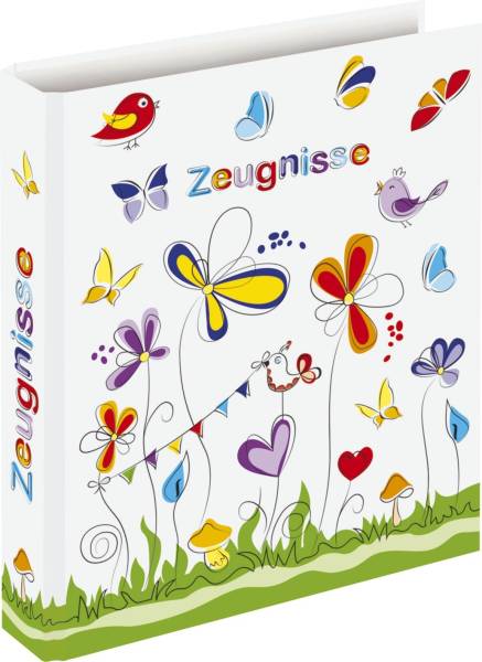 RNK Zeugnisringbuch A4 Schmetterlinge 46428 4Ringe