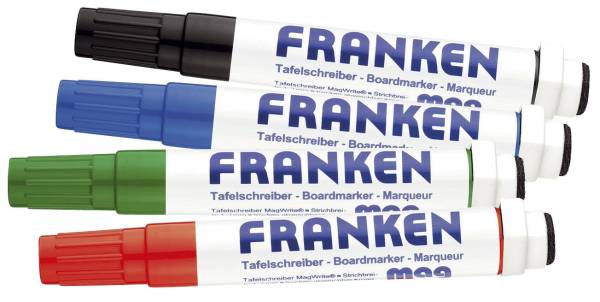 KombiMarker MagWrite 1 3 mm, Rundspitze, 4 Farben sortiert®