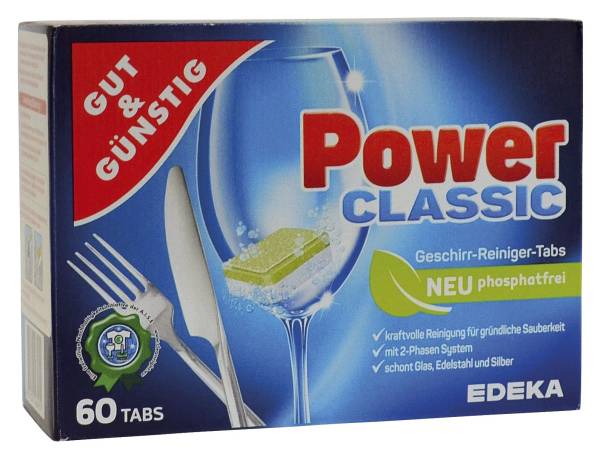 Geschirrspültabs 60 Stück