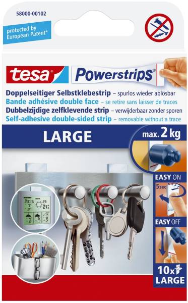 TESA Power Strips large 58000-00102-10 10ST