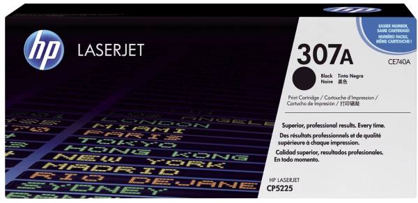 Druckkassetten schwarz, 7 000 Seiten, CE740A®
