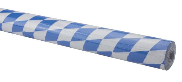 Tischtuchpapier Rolle Damast, 1,00 m x 10 m, Raute, blau weiß