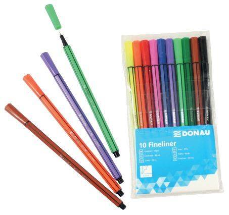 DONAU Fineliner 10ST sortiert 5150100-99 0,4mm