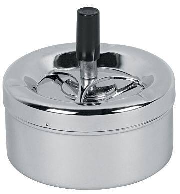 Druckaschenbecher chrom 72009