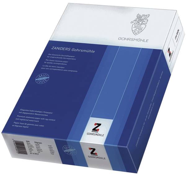 GOHRSMÜHLE Schreibmaschinenpapier A4 90g 500BL 2100003001 Wz