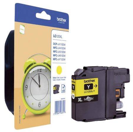 BROTHER Inkjetpatrone yellow LC125XLY HY