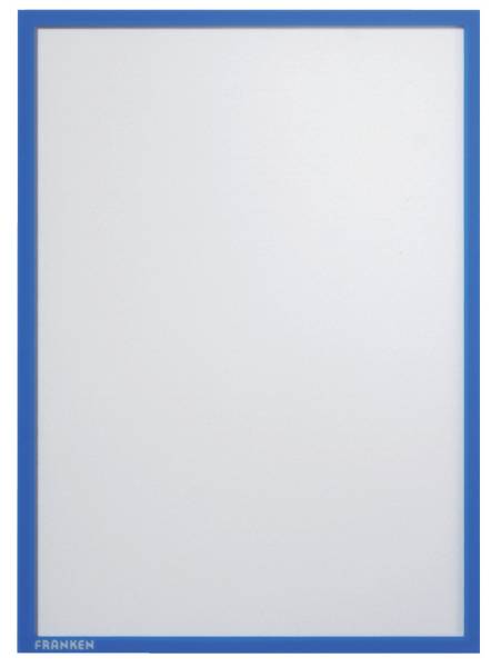 X tra!Line Dokumentenhülle Frame It A4, Hartfolie, matt, blau, 5 Stück®