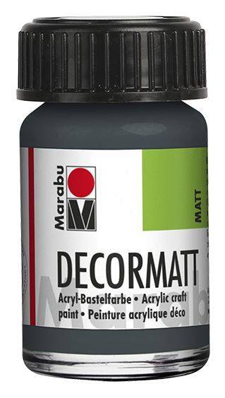 Decormatt Acryl, Dunkelgrau 079, 15 ml