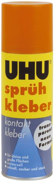 SPRÜHKLEBER TRANSPARENT+PERMANENT, Dose mit 200 ml