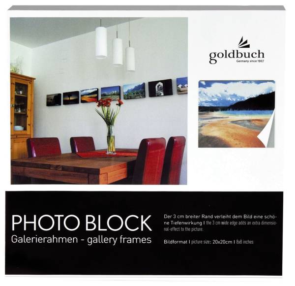 Fotohalter Block grau