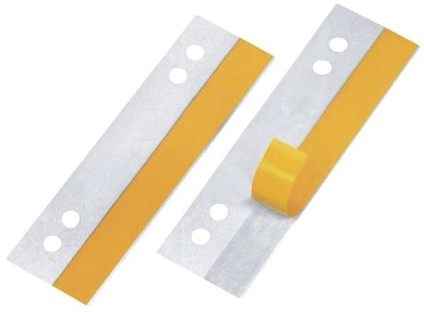 HEFTFIX, 105 mm lang, Hartfolie sk, Lochabstand 60 u 80 mm, 100er SB Pckg glasklar®