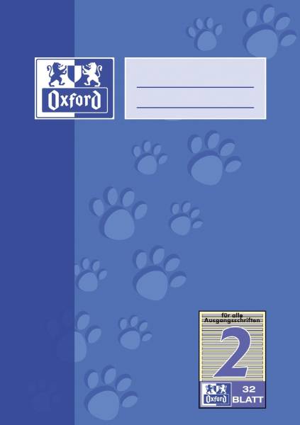 Heft A5 32 Blatt Lineatur 2