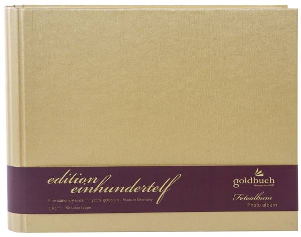 GOLDBUCH Fotospiralbuch Edition 111 gold 40756 24,5x19,5cm