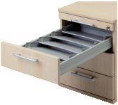 HAMMERBACHER Rollcontainer Schrägabla 5er VACSA
