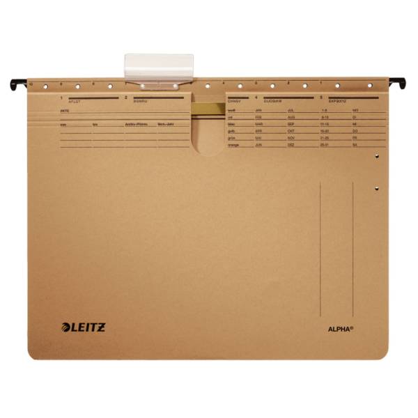 LEITZ Hängehefter Alpha braun 19143000 A4