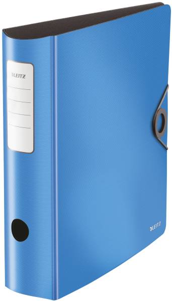 1047 Ordner 180° Active Solid A4, 8,2 cm, Innentaschen, Gummizug, hellblau
