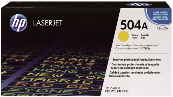 Druckkassetten yellow, 7 000 Seiten, CE252A®