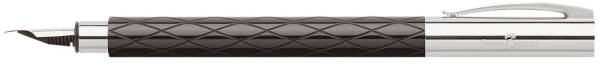 FABER CASTELL Füller Ambition EF schwarz 148922 Rhombus