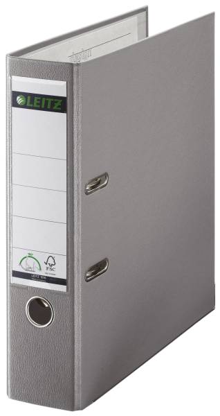1010 Ordner Plastik A4, 80 mm, grau