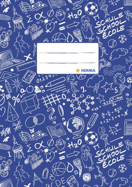 HERMA Heftschoner A4 PP blau 19404 Schoolydoo