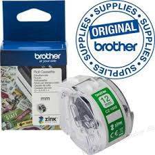 BROTHER Rollenetiketten 12 mm weiß CZ1002