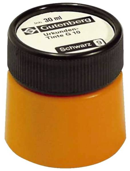 GUTENBERG Urkundentinte 30ml schwarz 10102 10K329