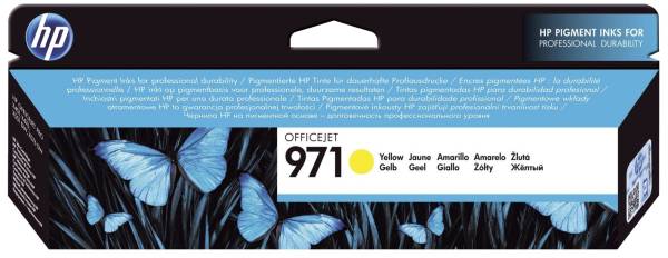 Original Tintenpatrone gelb (CN624AE,971,971Y,971YELLOW,NO971,NO971Y,NO971YELLOW)