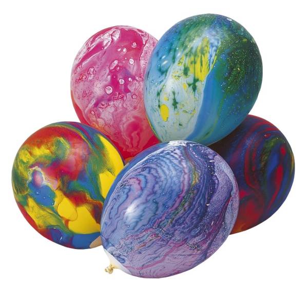 Luftballon Multicolor rund, sortiert, 8 Stück