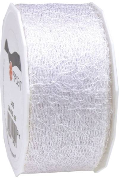Zierband weiß 04 4020-601 40 mm 20 m