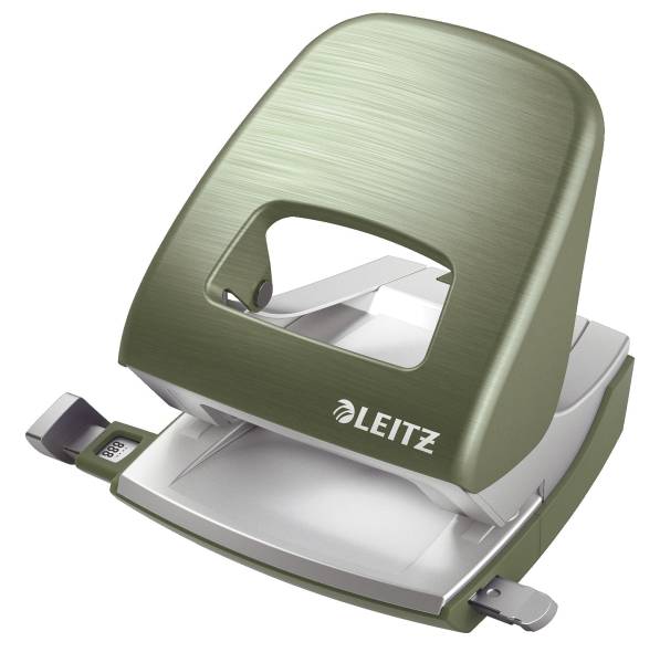 5006 Bürolocher NeXXt Style, Metall, 30 Blatt, seladon grün