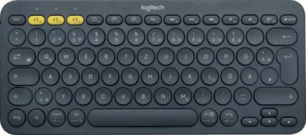 LOGITECH Tastatur K380 Wireless schwarz 920-007566