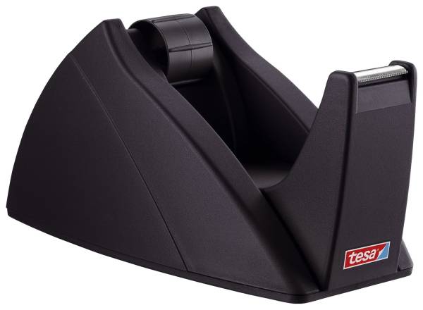 Tischabroller für Klebefilm tesa Easy Cut, 33 m x 19 mm, schwarz Abroller®