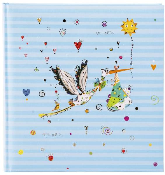 TURNOWSKY Fotobuch Unser Kind Adebar blau 15446 30x31cm