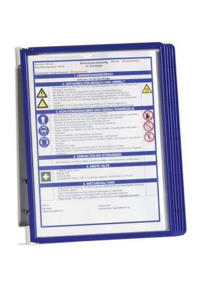 DURABLE Sichttafelsystem dunkelblau 5551 07 Vario Wall 5