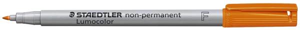 STAEDTLER Folienstift Lumocolor F orange 316-4 nonperm.