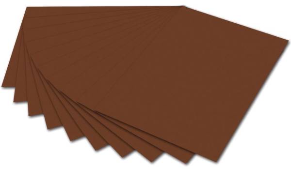 FOLIA Fotokarton A4 schokobraun 614/50 85 300g