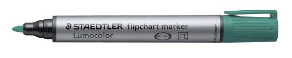 STAEDTLER Flipchartmarker Lumocolor 2mm grün 356-5 nachfüllbar Rundspitze