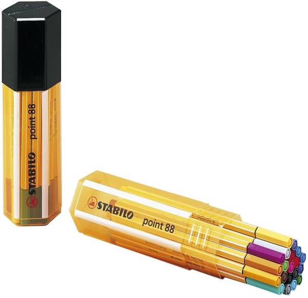 STABILO Feinliner point 88® EF 0,4mm 20 Stück 8820-1 Big Box
