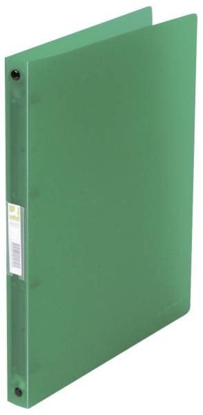 Q-CONNECT Ringmappe transluzent grün KF02919 A4 4 R 16 mm