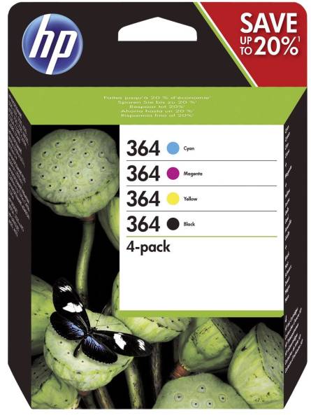 HP Combo Pack Nr.364 c,m,y,sw N9J73AE