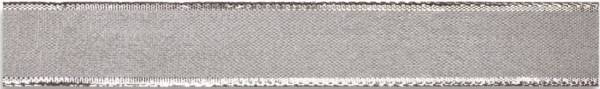 Zierband mit Draht Luxury silber, 40 mm x 20 m