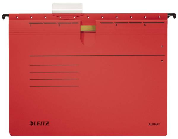 LEITZ Hängehefter Alpha rot 1984-00-25 Karton 250g