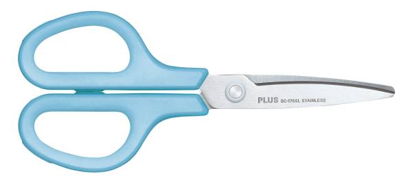 Schere Fitcut Curve Smart, 17,5 cm, blau, Linkshänder