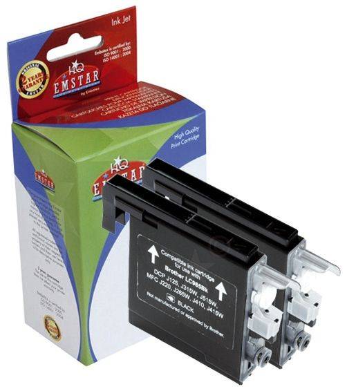 EMSTAR Inkjetpatrone Doppelp. schwarz B59 LC-985BK